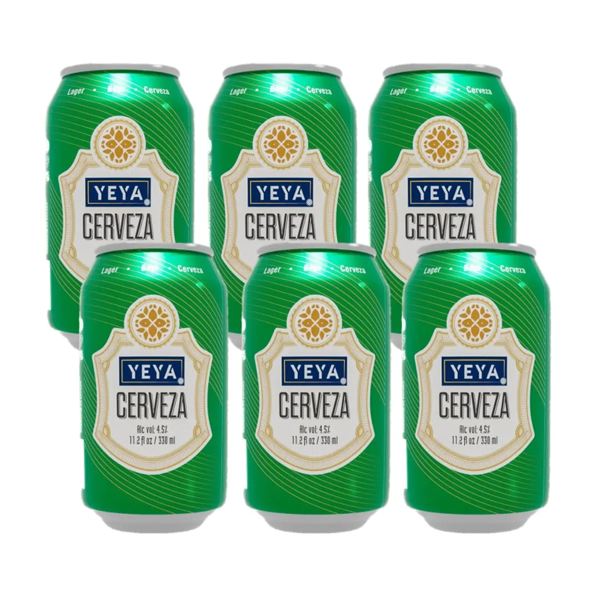 Cerveza YEYA (6 x 330 ml / 11.2 fl oz)
