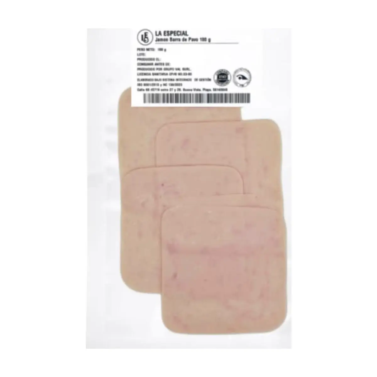 Jamón de pavo en barra La Especial (100 g / 3.5 oz)