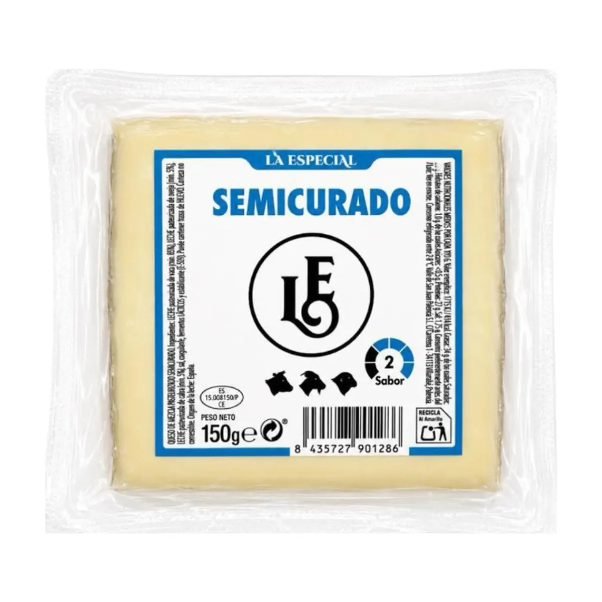 Queso semicurado La Especial (150 g / 5.29 oz)