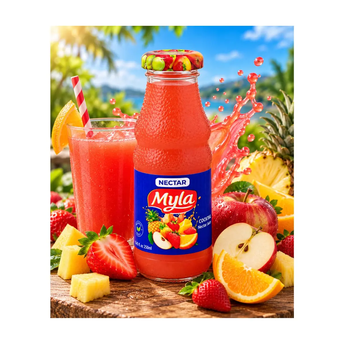 Néctar de coctel Myla (12 x 250ml / 8.5oz) - Miniatura 5