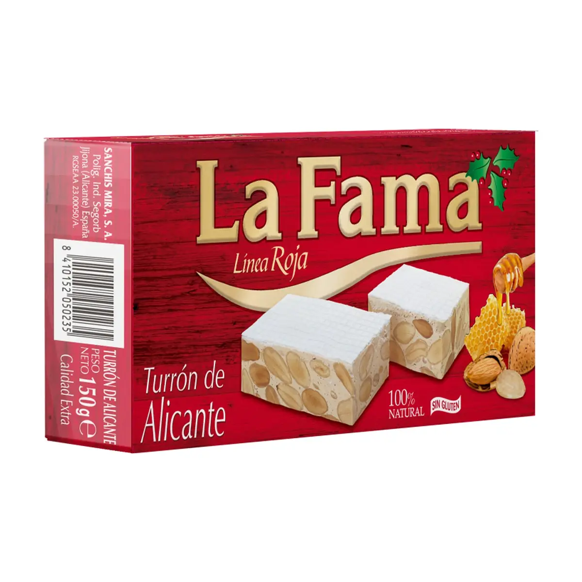 Turrón de alicante La Fama (150 g / 5.3 oz) - Imagen 1
