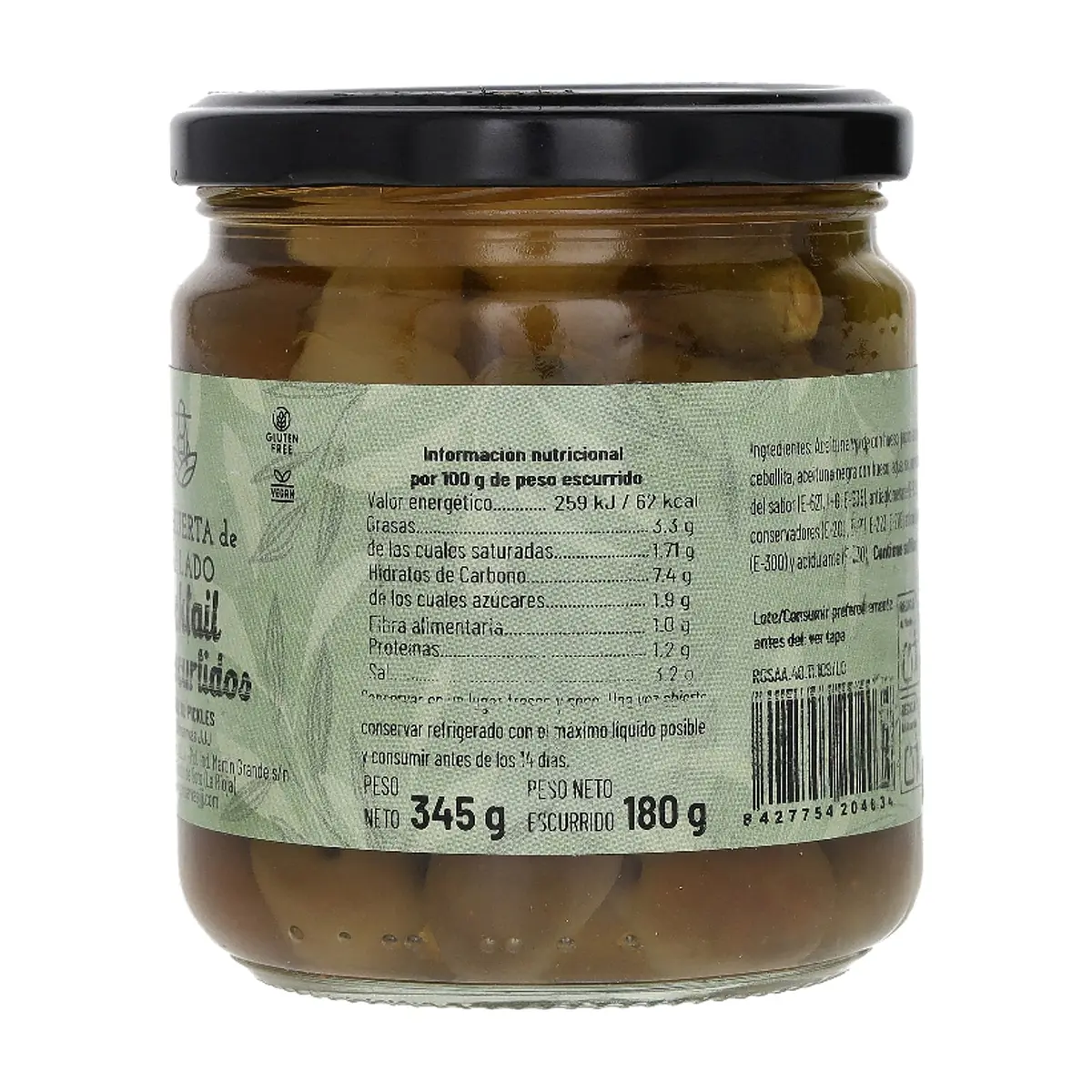 Cocktail de encurtidos La Huerta de al Lado (345 g / 12.16 oz) - Thumbnail 2