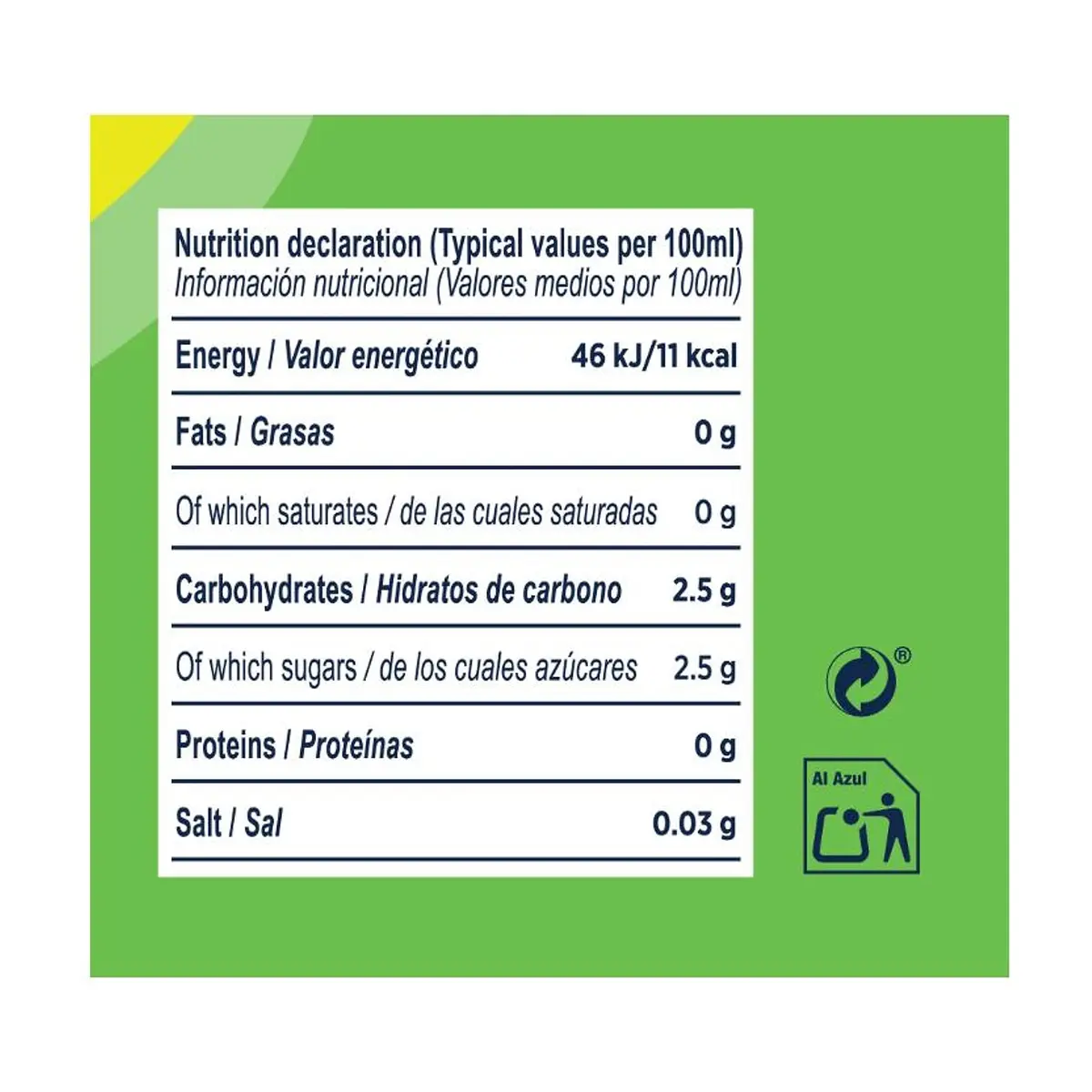 Caja de Refresco gaseado de limón YEYA (24 x 330 ml) - Thumbnail 2