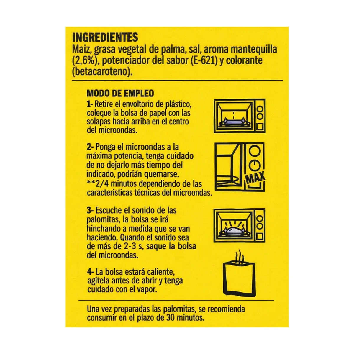 Rositas de maíz para microondas Ifa Eliges (100 g / 3.53 oz) - Miniatura 3