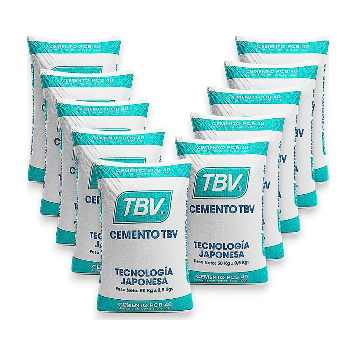 Cemento gris PCB 40 TBV (10 x 50 kg / 110.23 lb)