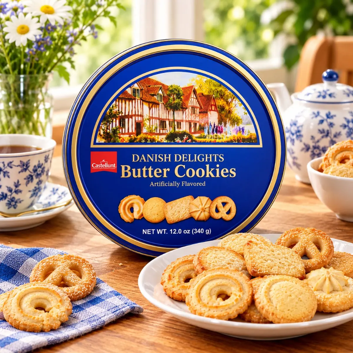 Galletas de mantequilla danesas Castellum (2 x 340 g / 12 oz) - Thumbnail 3