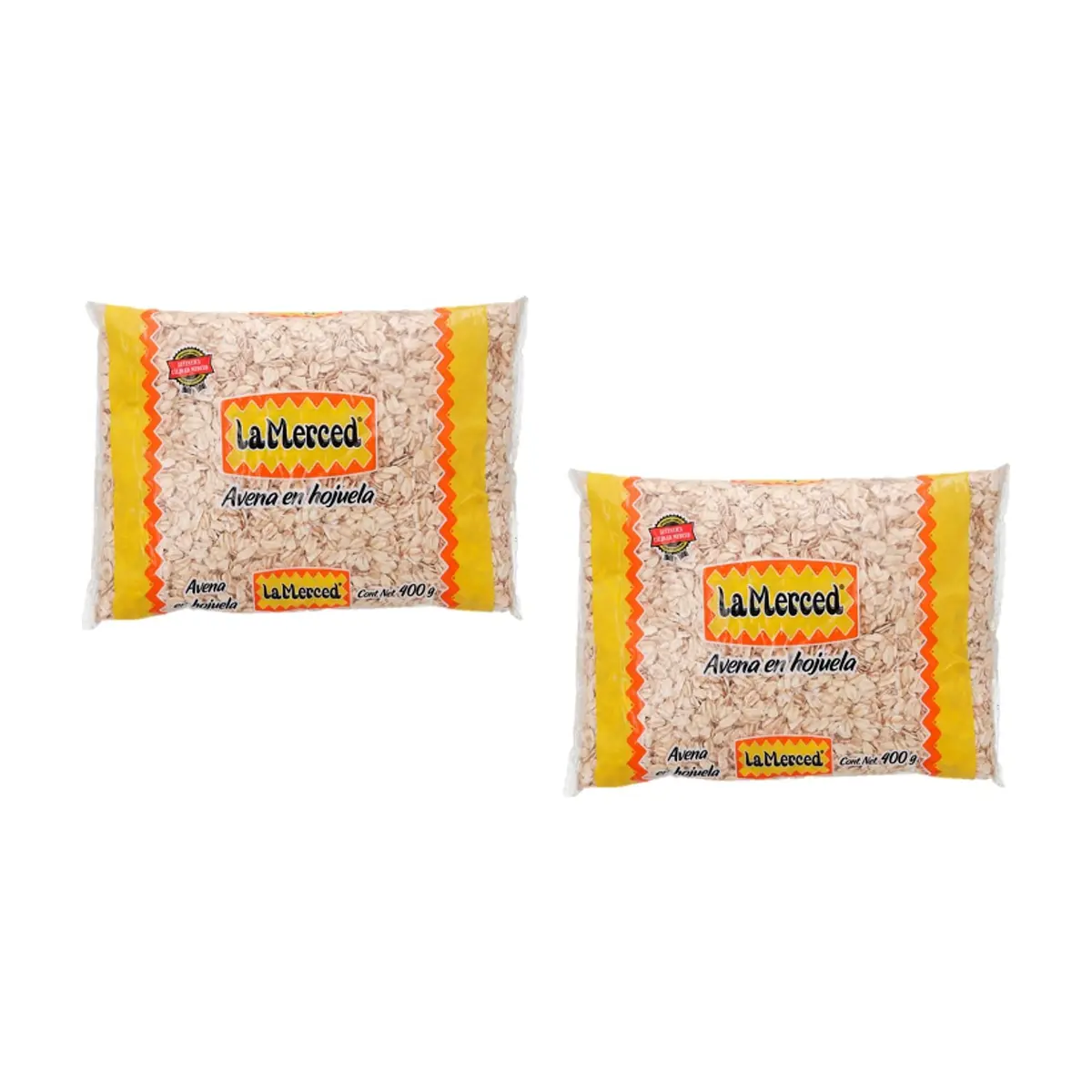 Avena en hojuela La Merced (2 x 400 g / 14.11 oz)