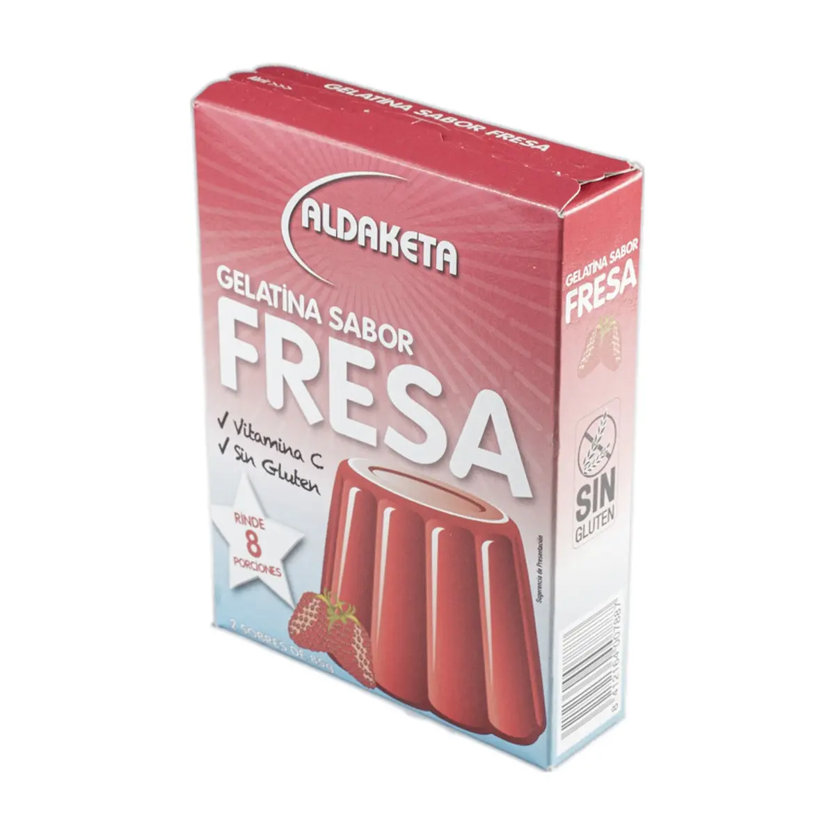 Gelatina sabor fresa (5 x 2 x 85 g / 3 oz) - Thumbnail 4