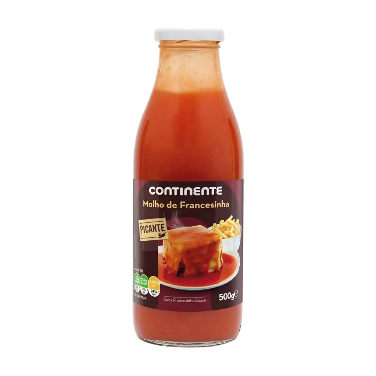 Salsa francesa picante Continente (500 g / 1.1 lb)
