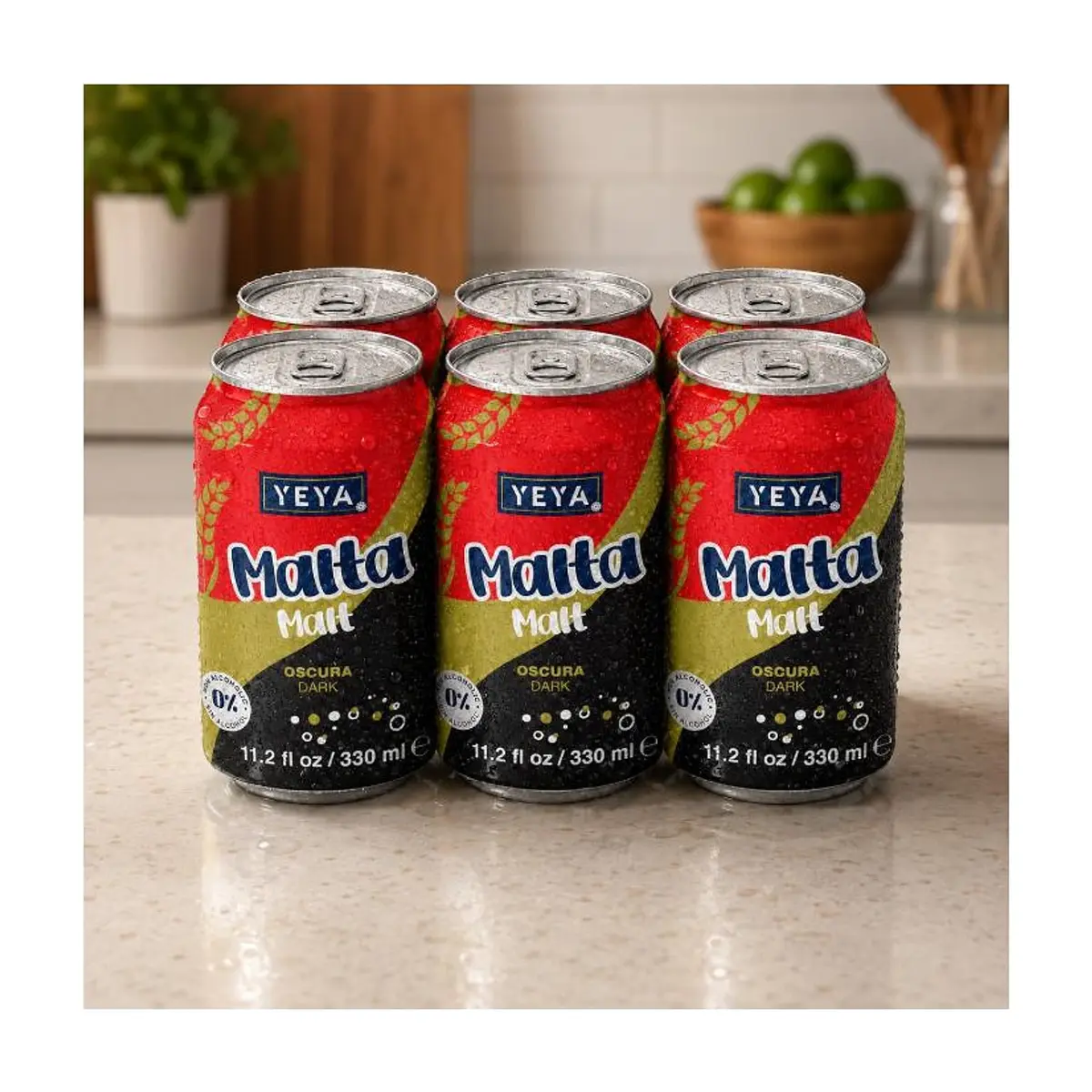 Malta oscura YEYA (6 x 330 ml) - Miniatura 3