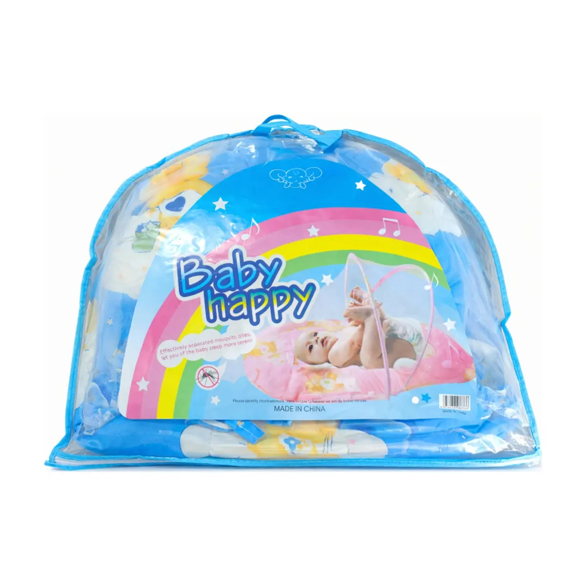 Mosquitera portátil para bebé con colchón Baby Happy (1 U) - Miniatura 1