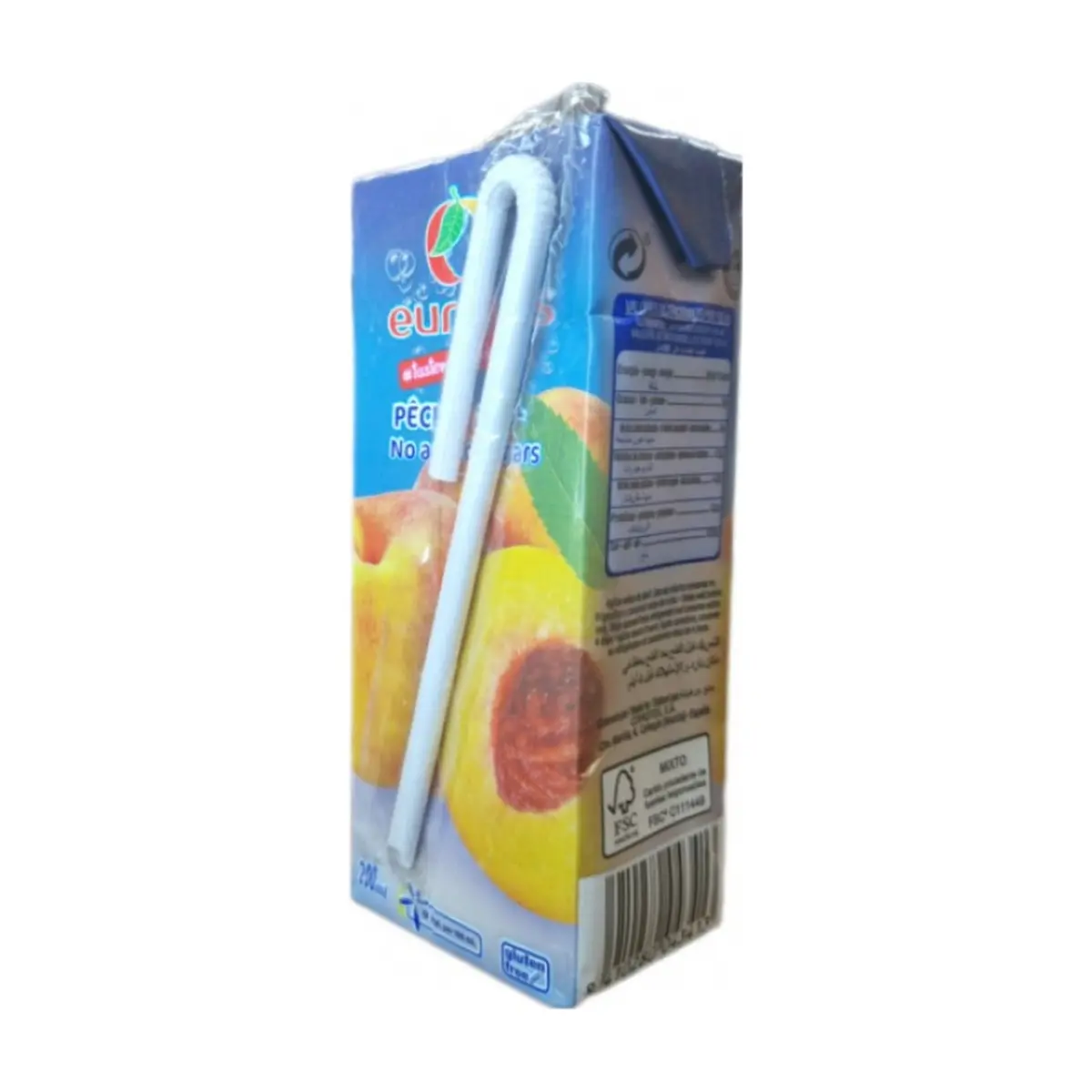 Jugo de melocotón Eurojus (6 x 200 ml) - Thumbnail 2