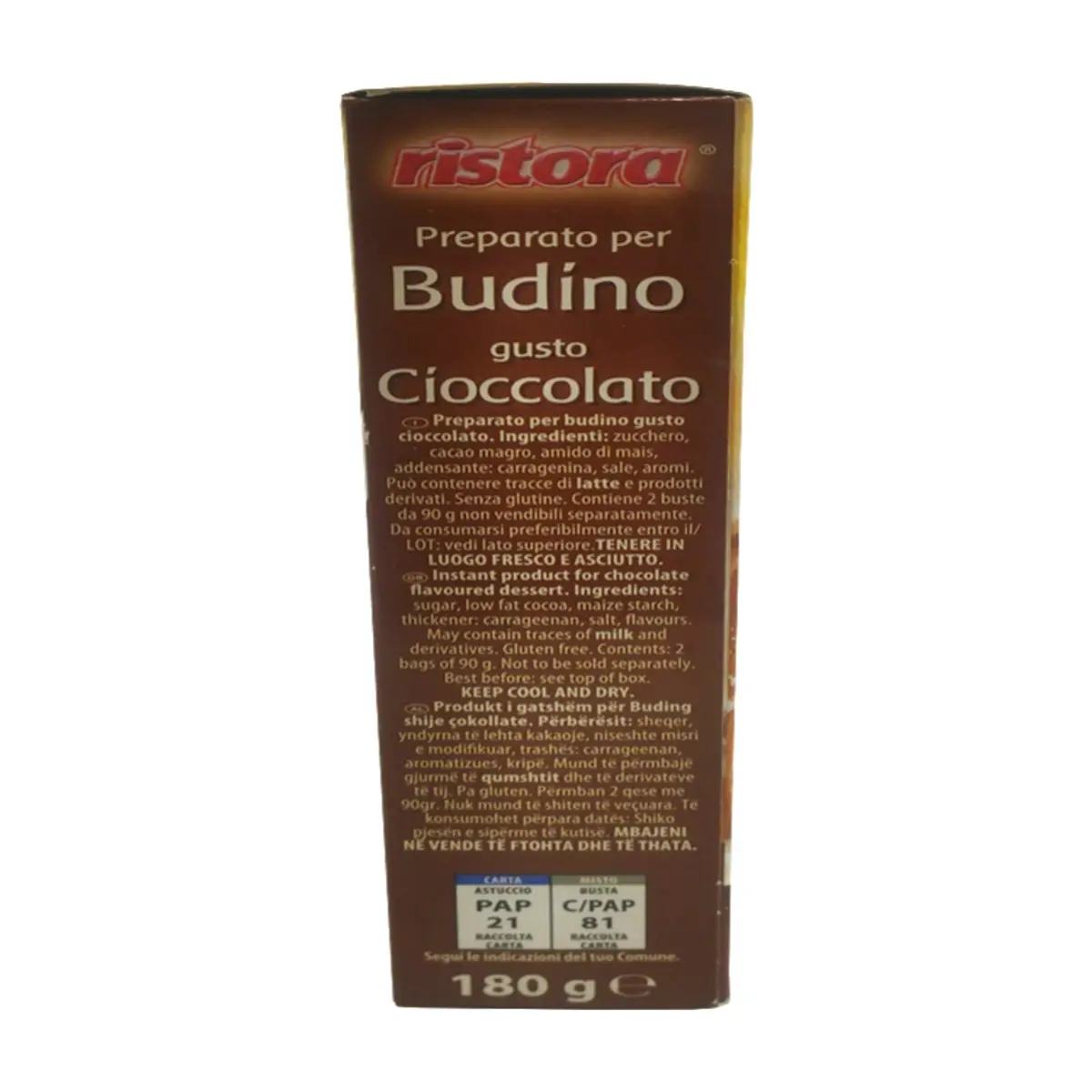 Flan sabor chocolate Ristora (180 g / 6.35 oz) - Thumbnail 2