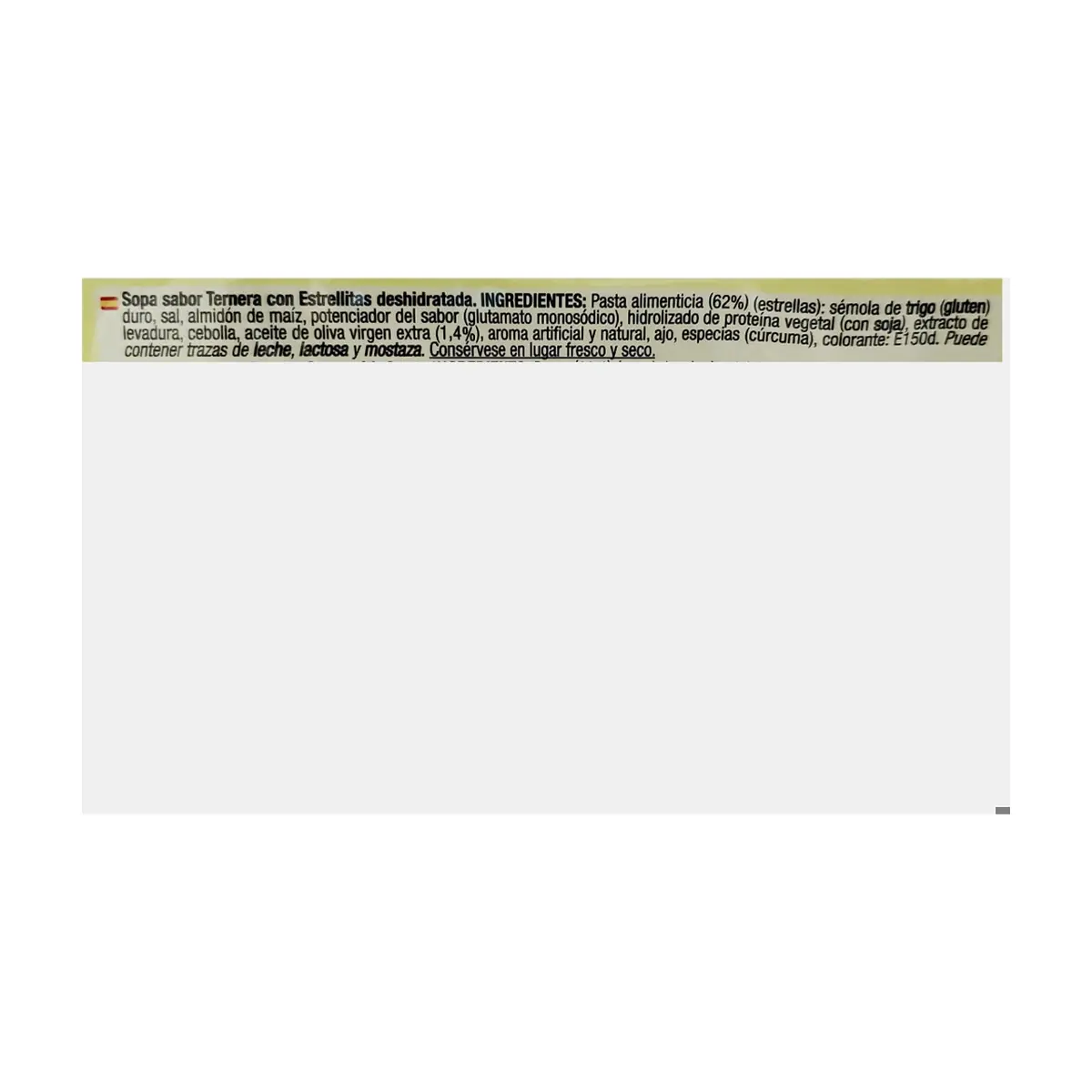 Sopa sabor ternera con estrellitas Calnort (66 g / 2.32 oz) - Miniatura 3