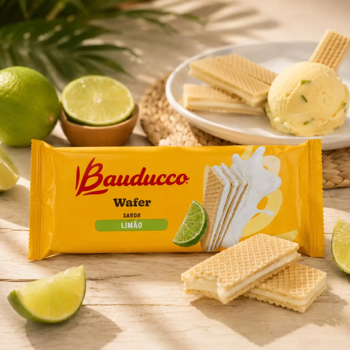 Sorbetos rellenos con crema sabor a limón Bauducco (70 g / 2.46 oz) - Thumbnail 4