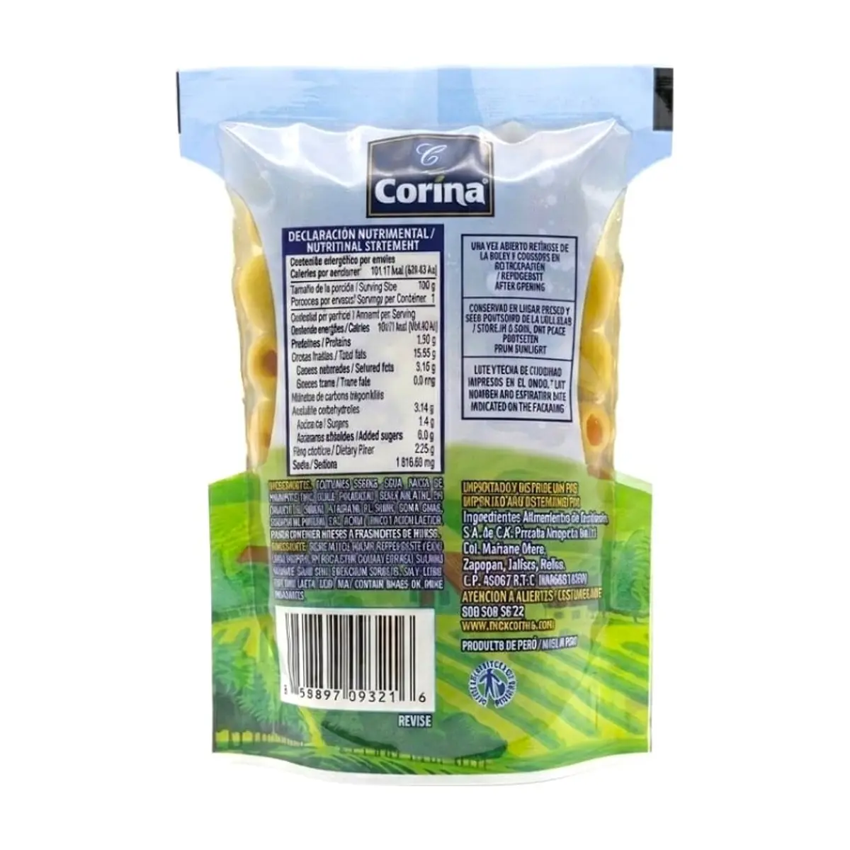 Aceitunas verdes rellenas de pasta de pimiento Corina (180 g / 6.34 oz) - Thumbnail 2