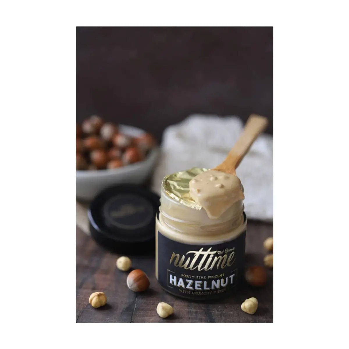 Crema de avellanas para untar Nuttime (6 x 250 g / 8.80 oz) - Thumbnail 2