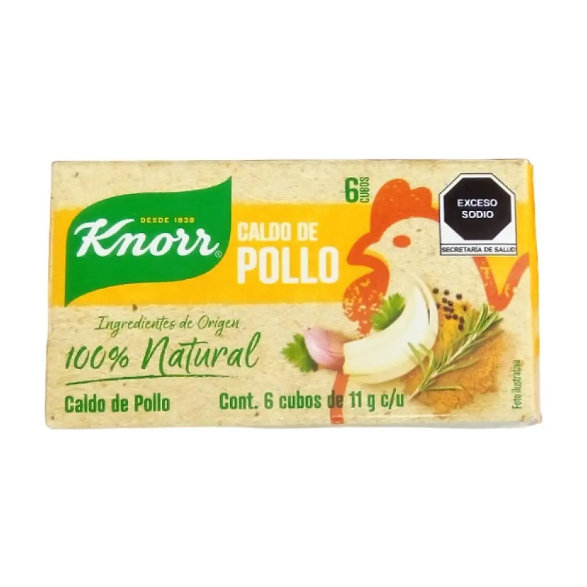 Caldo de Pollo Knorr (6 x 11 g) - Thumbnail 2