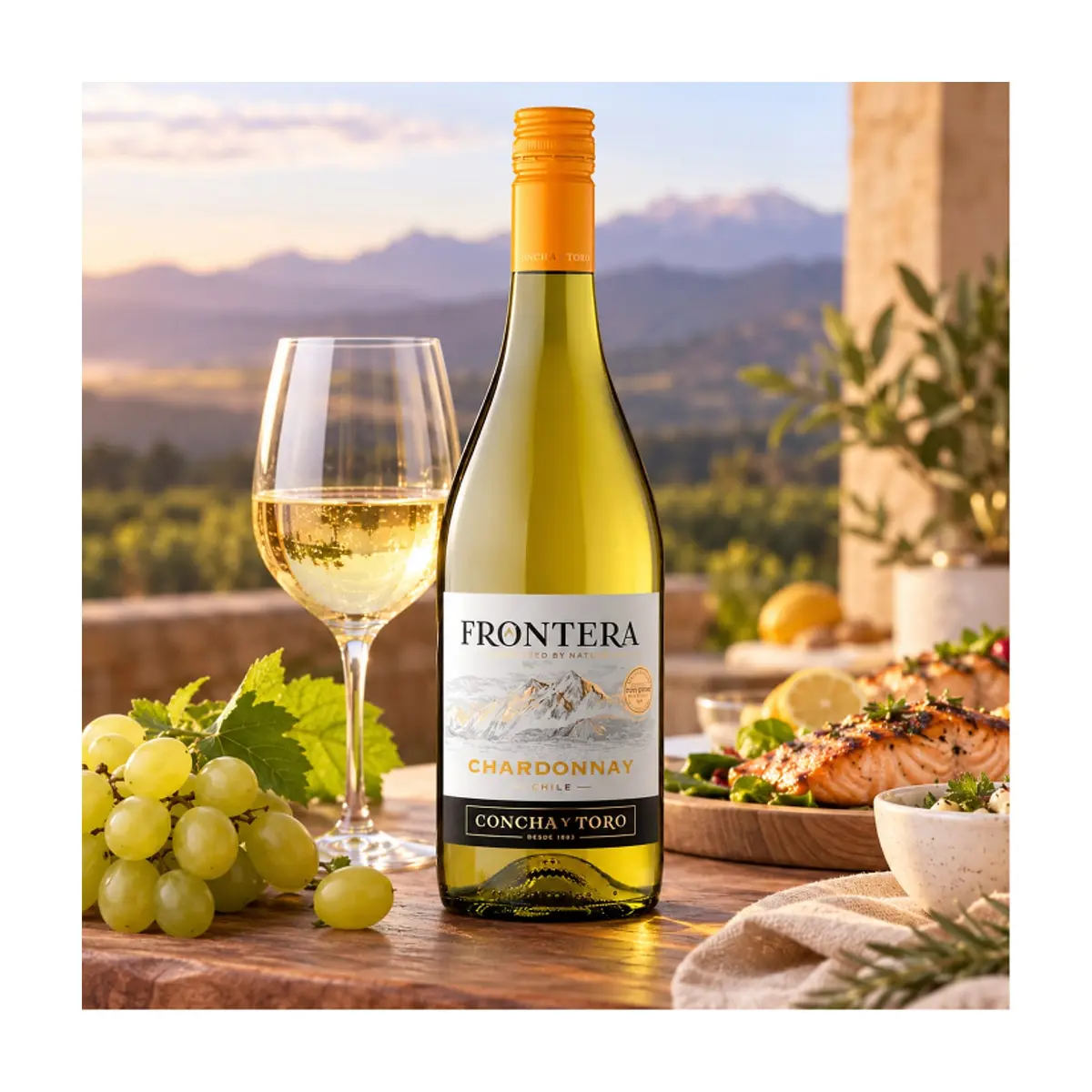 Vino blanco chardonnay Frontera (750 ml) - Thumbnail 5