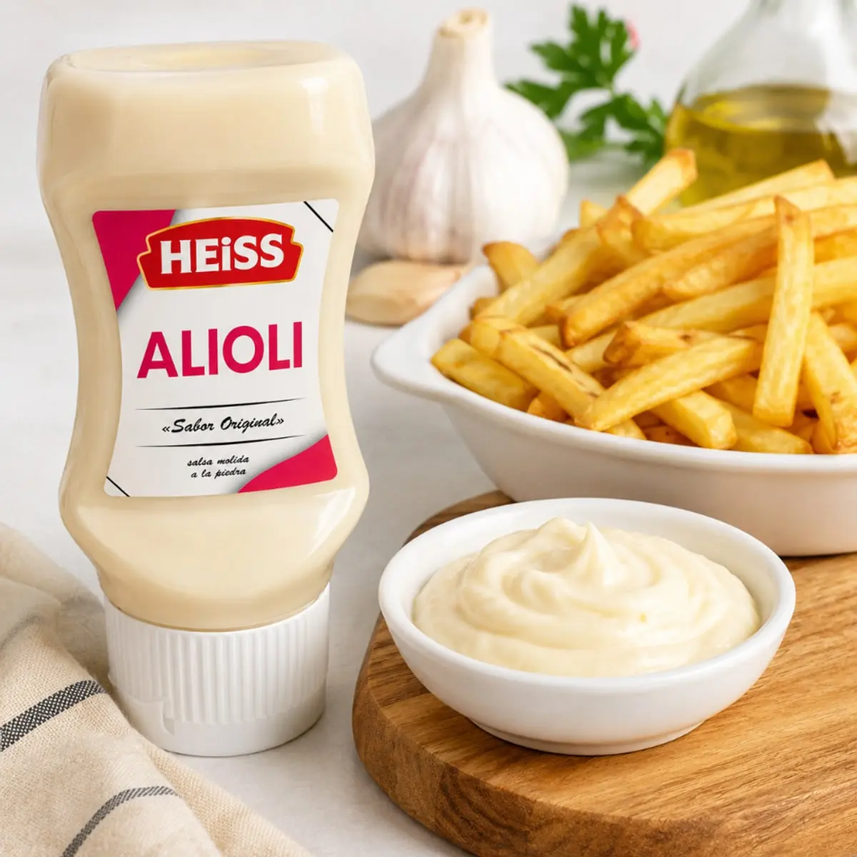 Mayonesa Alioli Heiss (6 x 260 g / 9.7 oz) - Thumbnail 2