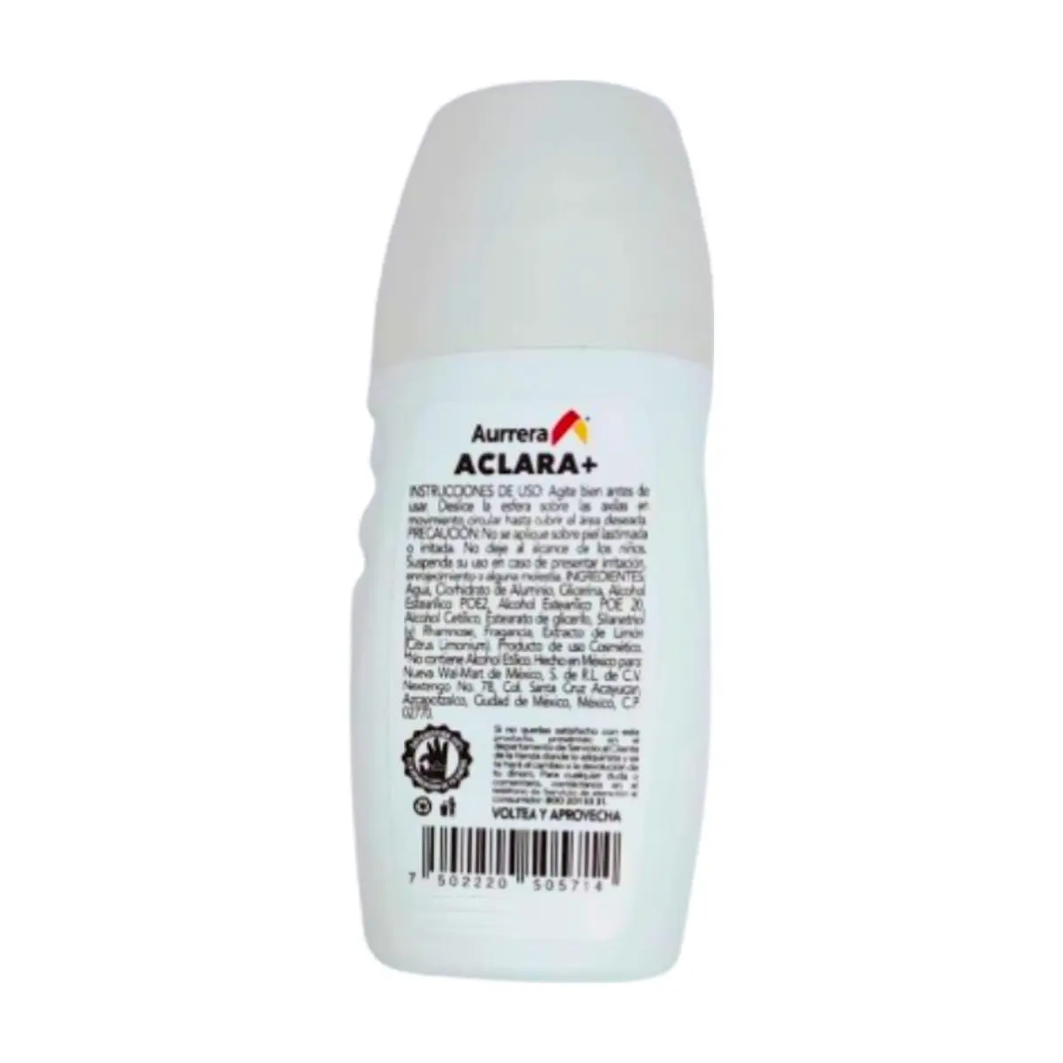 Desodorante antitranspirante aclara + Aurrera (65 ml / 2.3 fl. oz) - Thumbnail 2