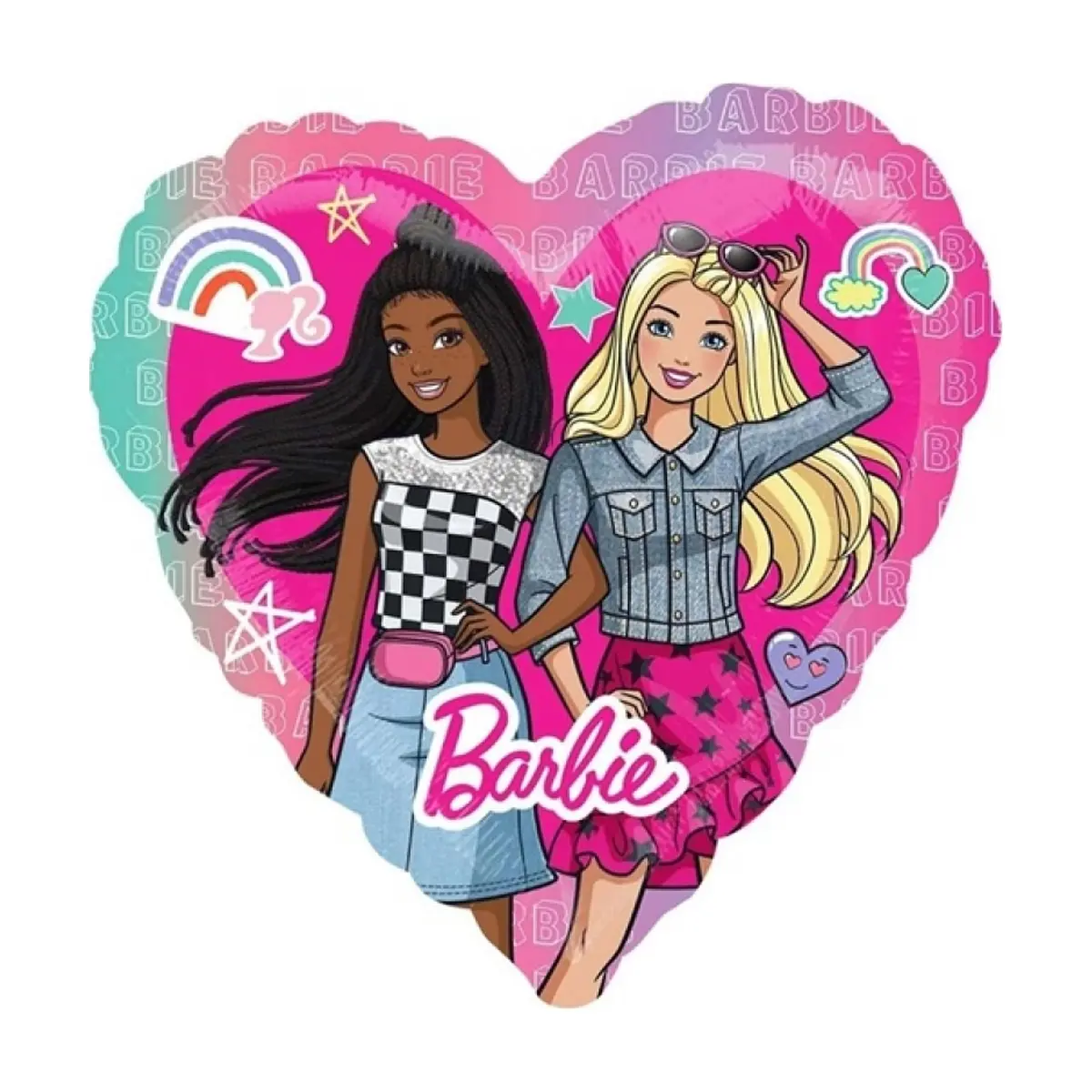 Globo para cumpleaños de Barbies 18" Balloon - Thumbnail 2