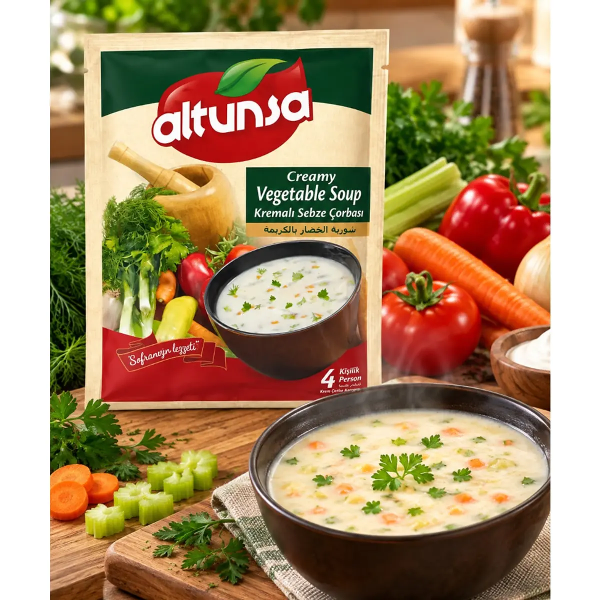 Sopa de crema de verduras Altunsa (60 g / 2.12 oz) - Miniatura 4