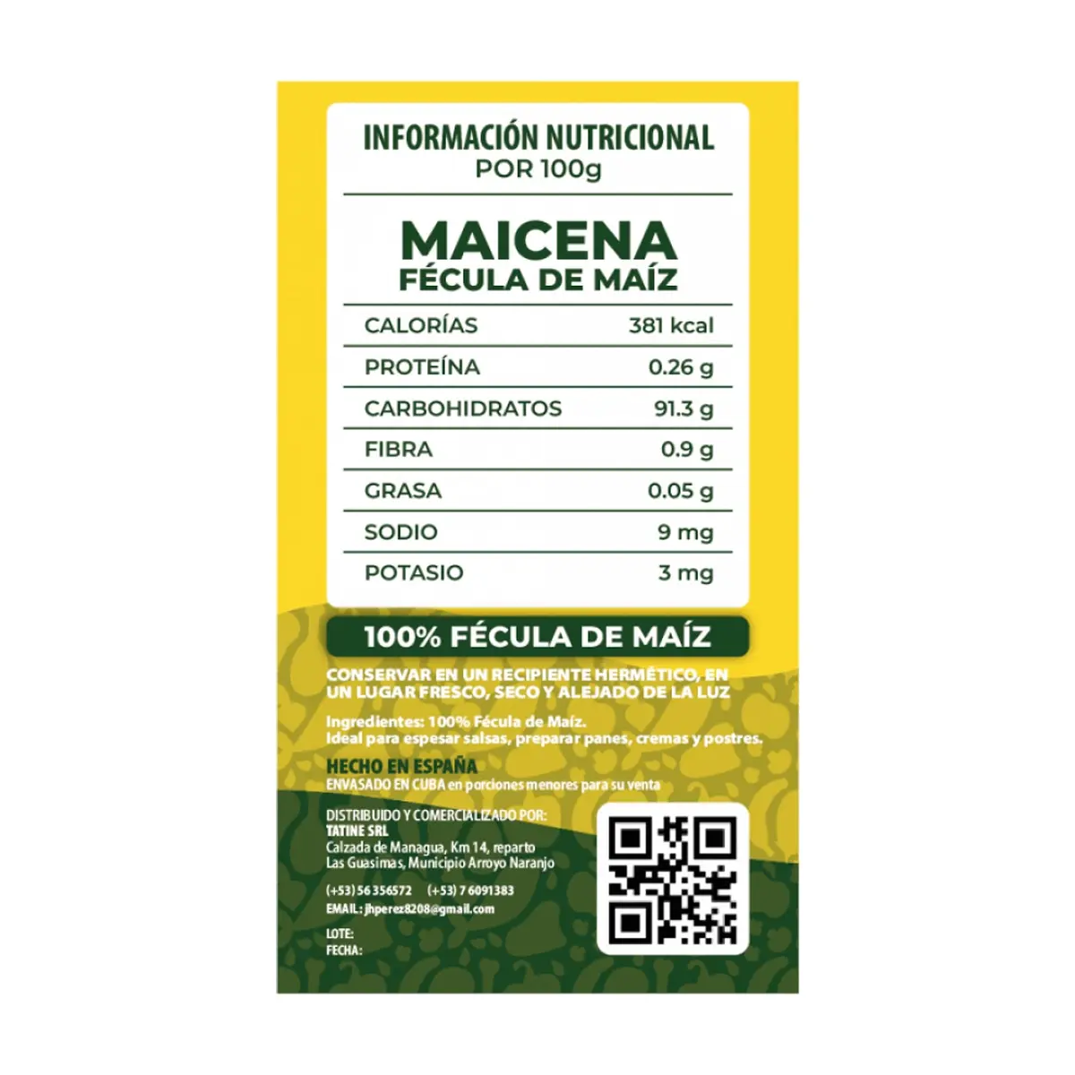 Maicena Campo Vivo (8 x 1 kg / 2.2 lb) - Thumbnail 3