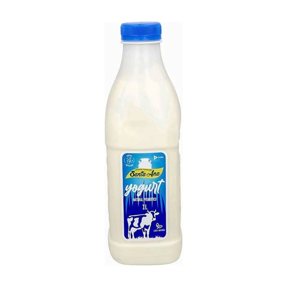 Yogurt probiótico natural Santa Ana (1 L)