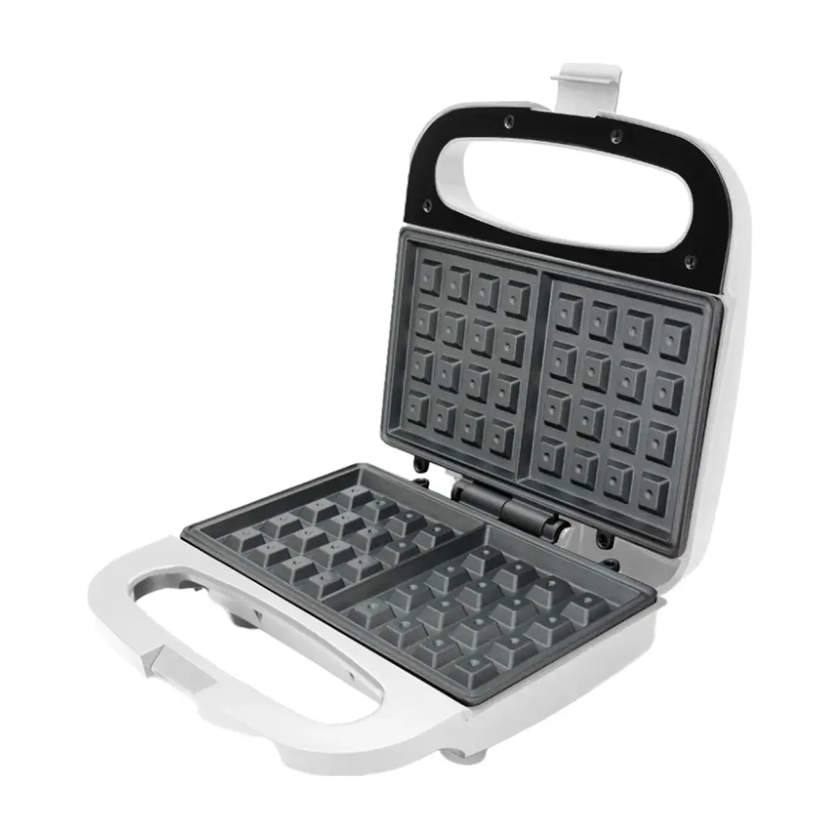Wafflera antiadherente blanca 750 W Taurus OLIMPO - Thumbnail 3