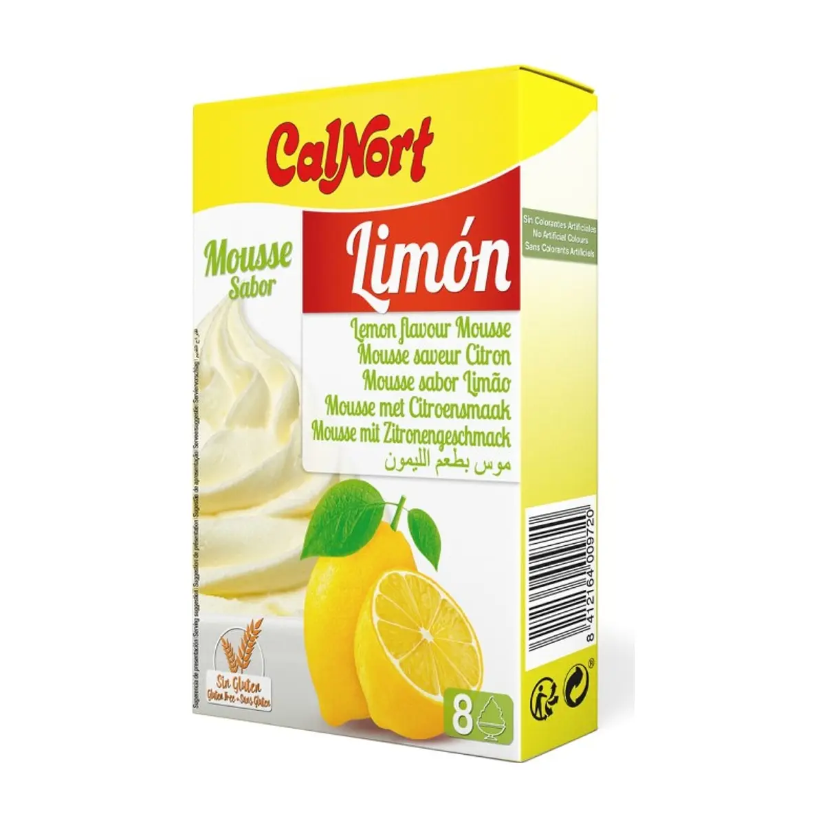 Mousse Sabor Limón (2x65g) CALNORT