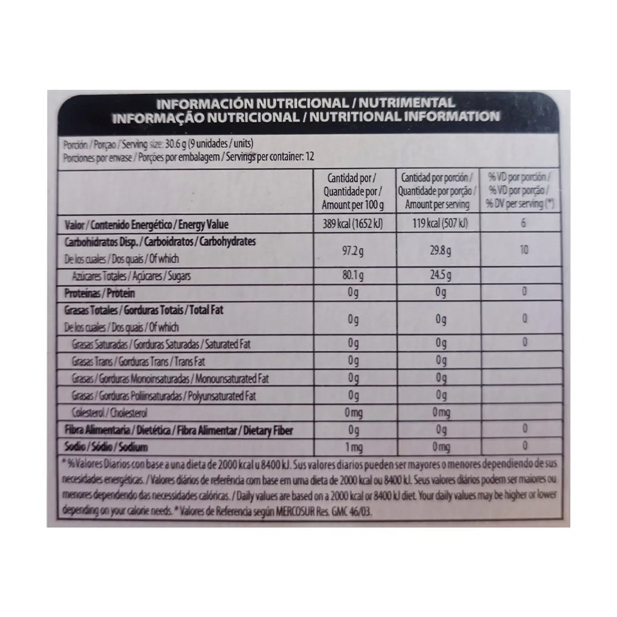 Caramelos duros sabor menta Menthoplus (30.6 g / 1.08 oz) - Miniatura 3