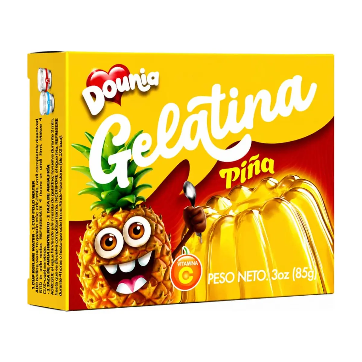 Gelatina con sabor a piña Dounia (85 g / 3 oz) - Miniatura 1