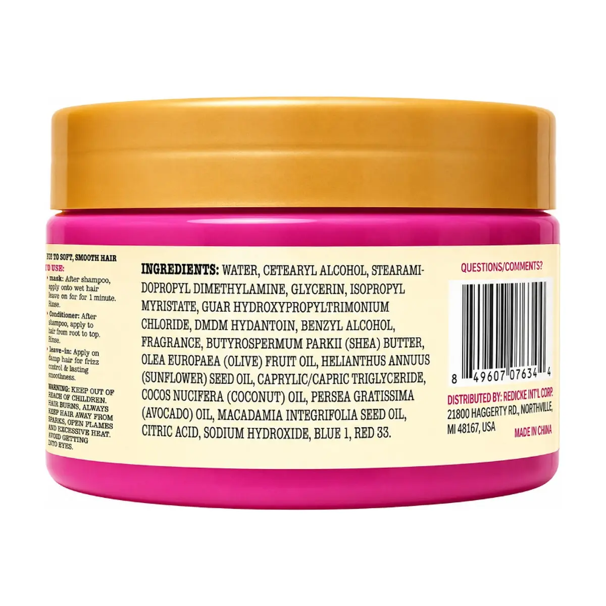 Mascarilla para el cabello de manteca de karité y coco Spa Luxury (170 g / 6 oz) - Thumbnail 3
