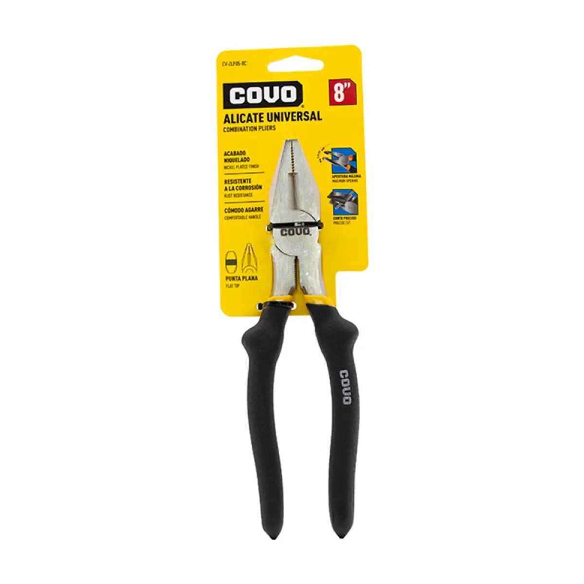 Alicate pinza tenaza garra universal 8''