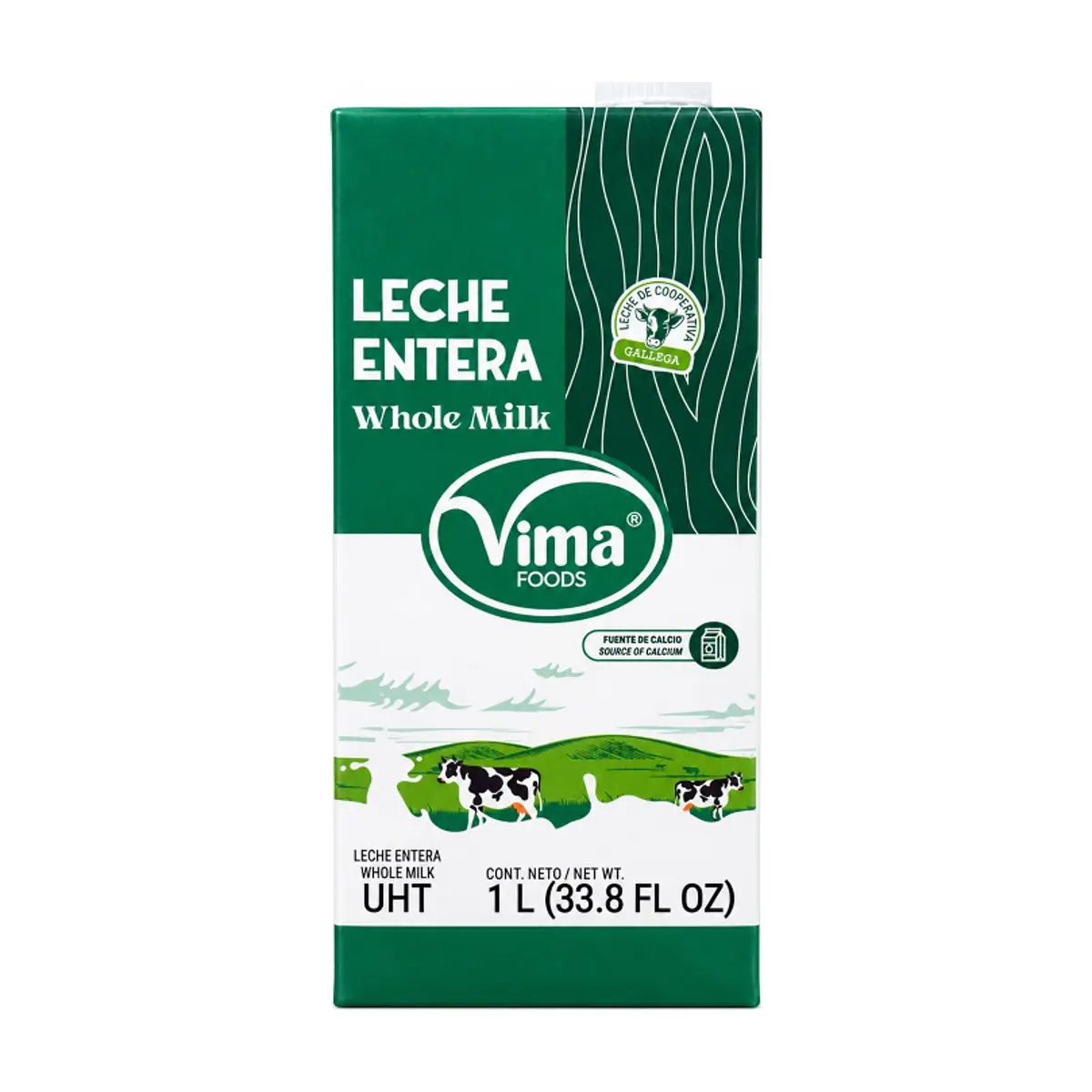 Leche entera UHT Vima Foods (1 L)