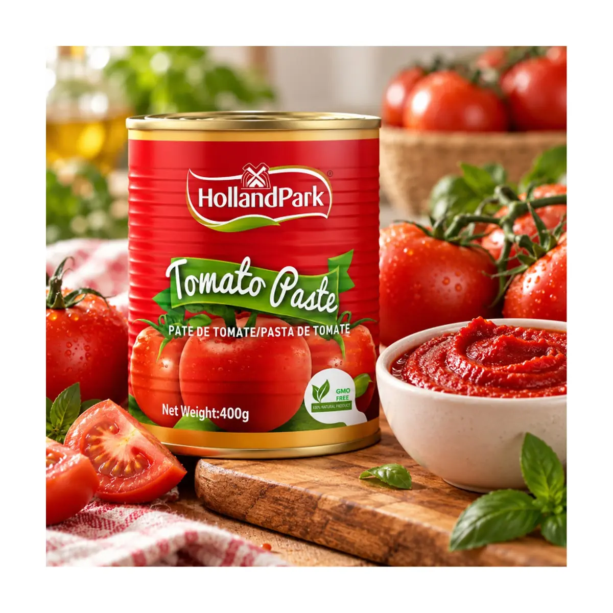 Pasta de tomate HollandPark (400 g / 14.10 oz) - Thumbnail 5