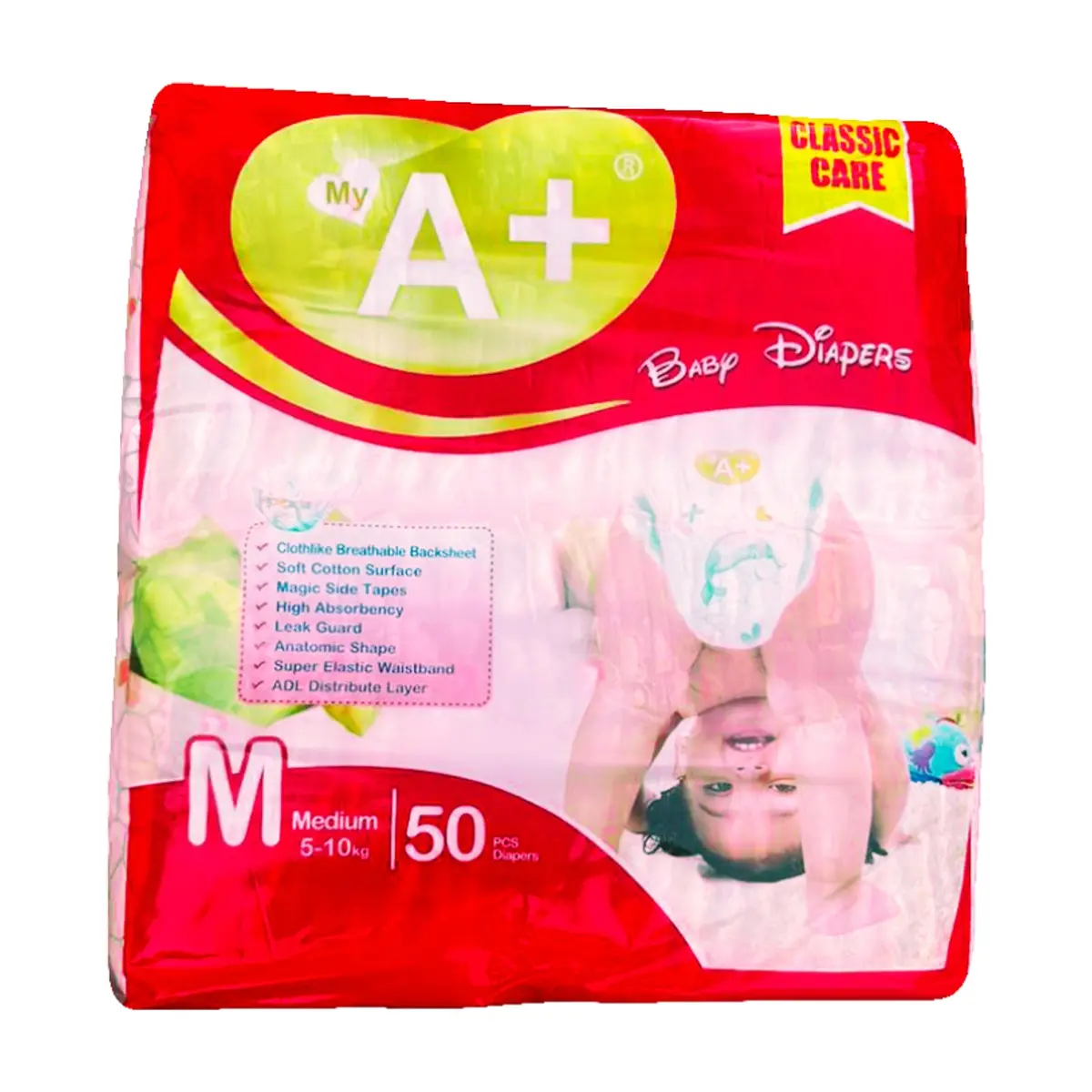 Pañales desechables - culeros - para bebé etapa 2 - Talla M (50 U) - Miniatura 1