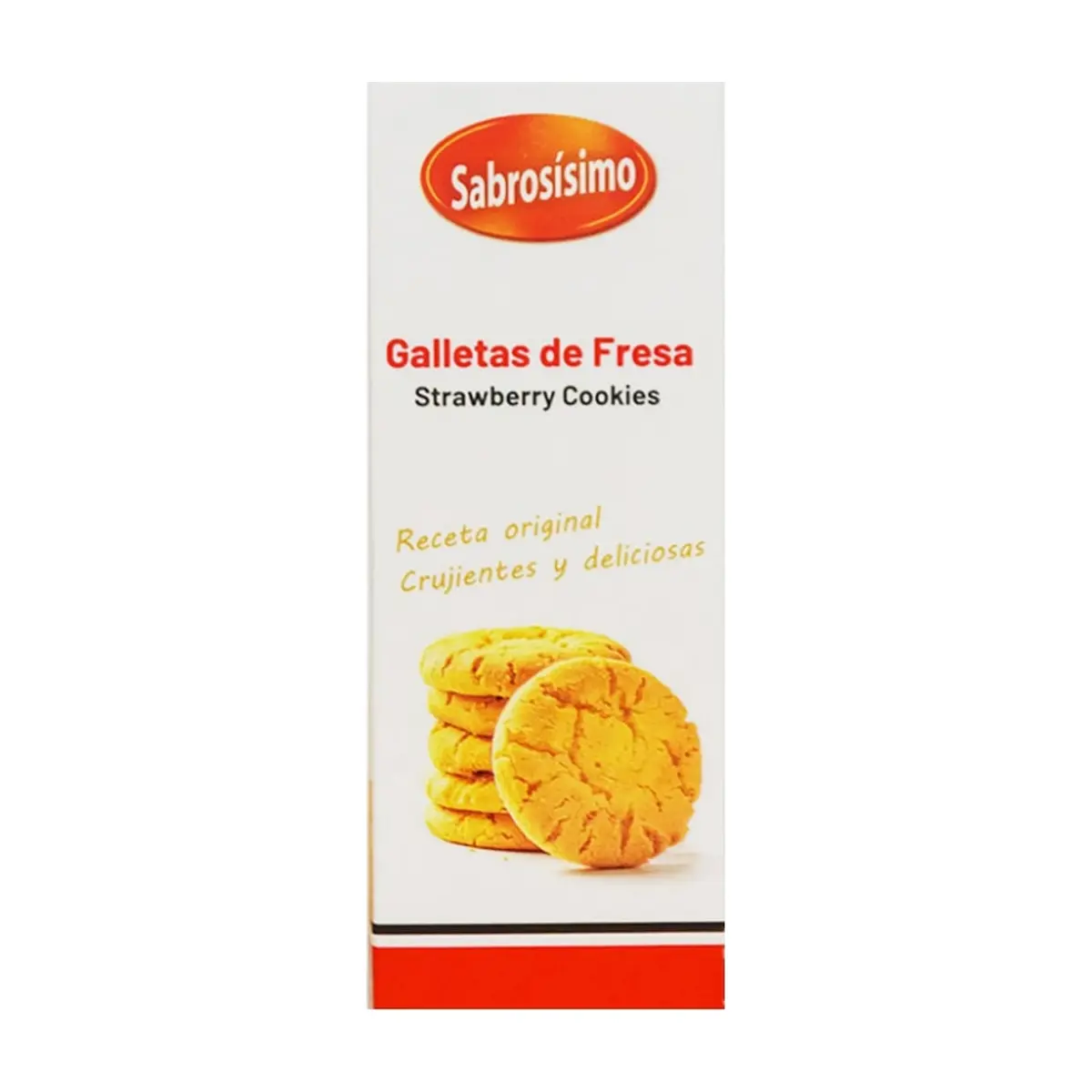 Galletas de mantequilla con sabor a fresa Sabrosísimo (3 x 100 g / 3.52 oz) - Miniatura 3