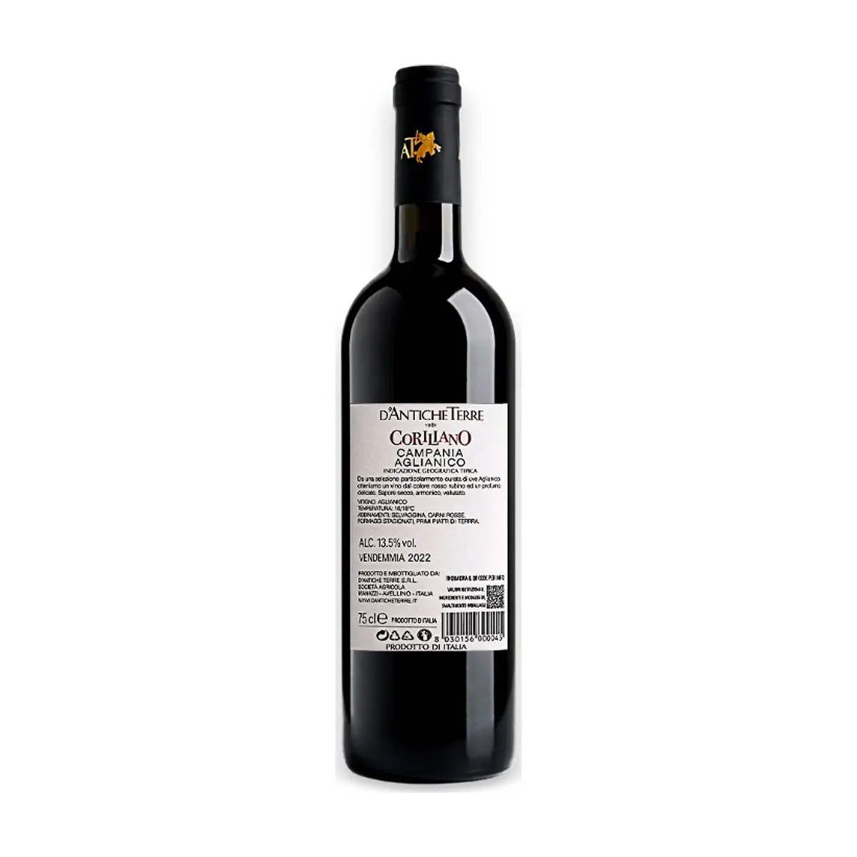 Vino tinto Aglianico de Campania Coriliano D’Antiche Terre (750 ml) - Thumbnail 3