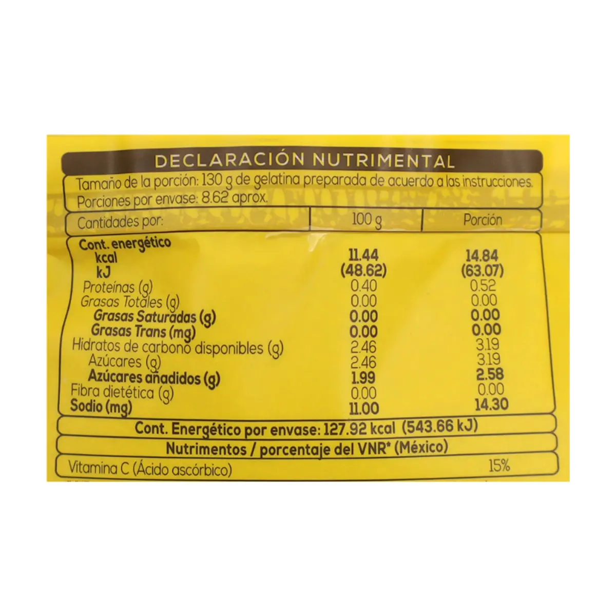 Polvo para preparar gelatina sabor uva Pronto (120 g / 4.23 oz) - Thumbnail 4