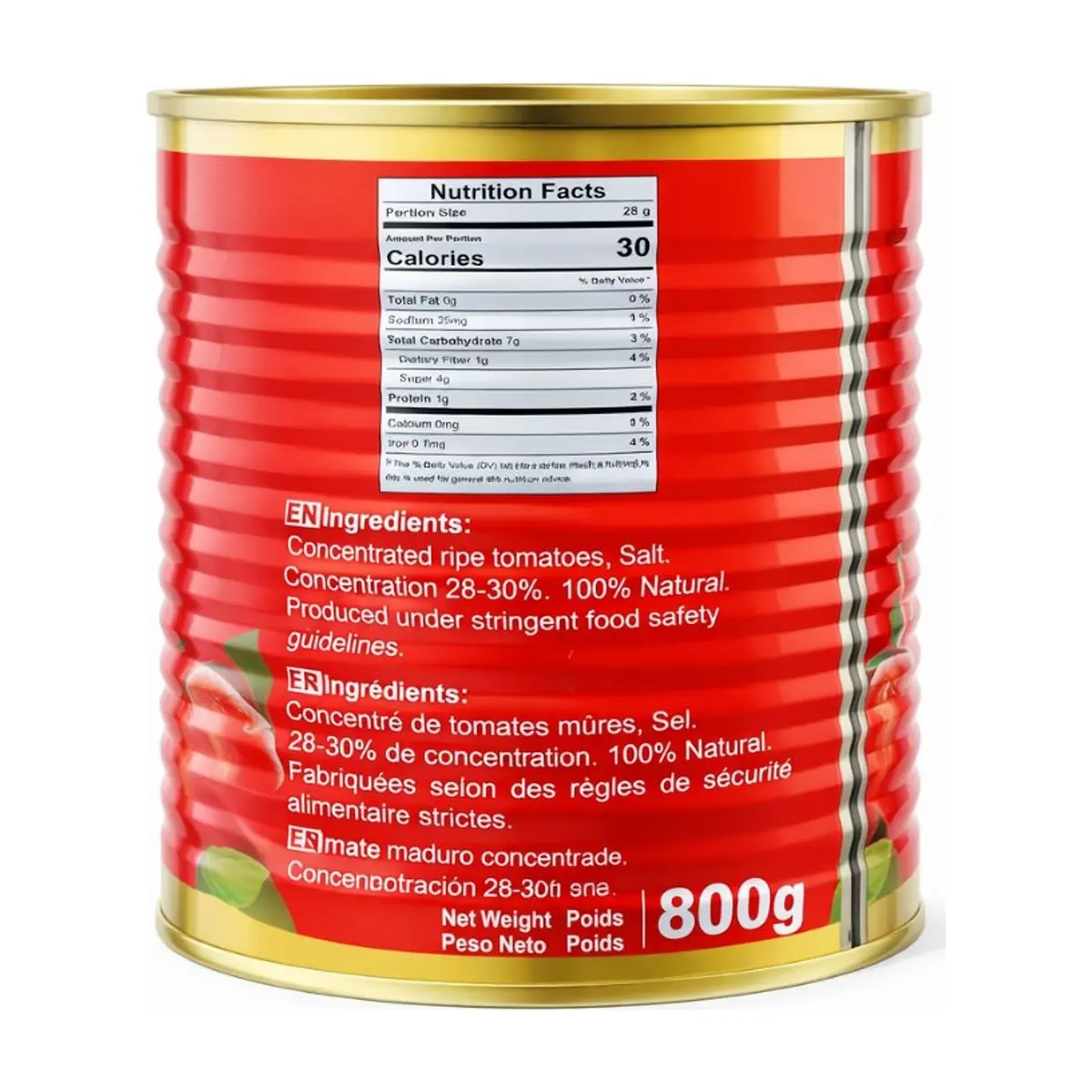 Pasta de tomate Holland Park (800 g / 1.76 lb) - Thumbnail 3