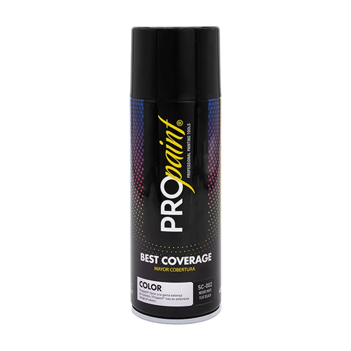 Pintura en aerosol negro mate Pro Paint (400 ml)