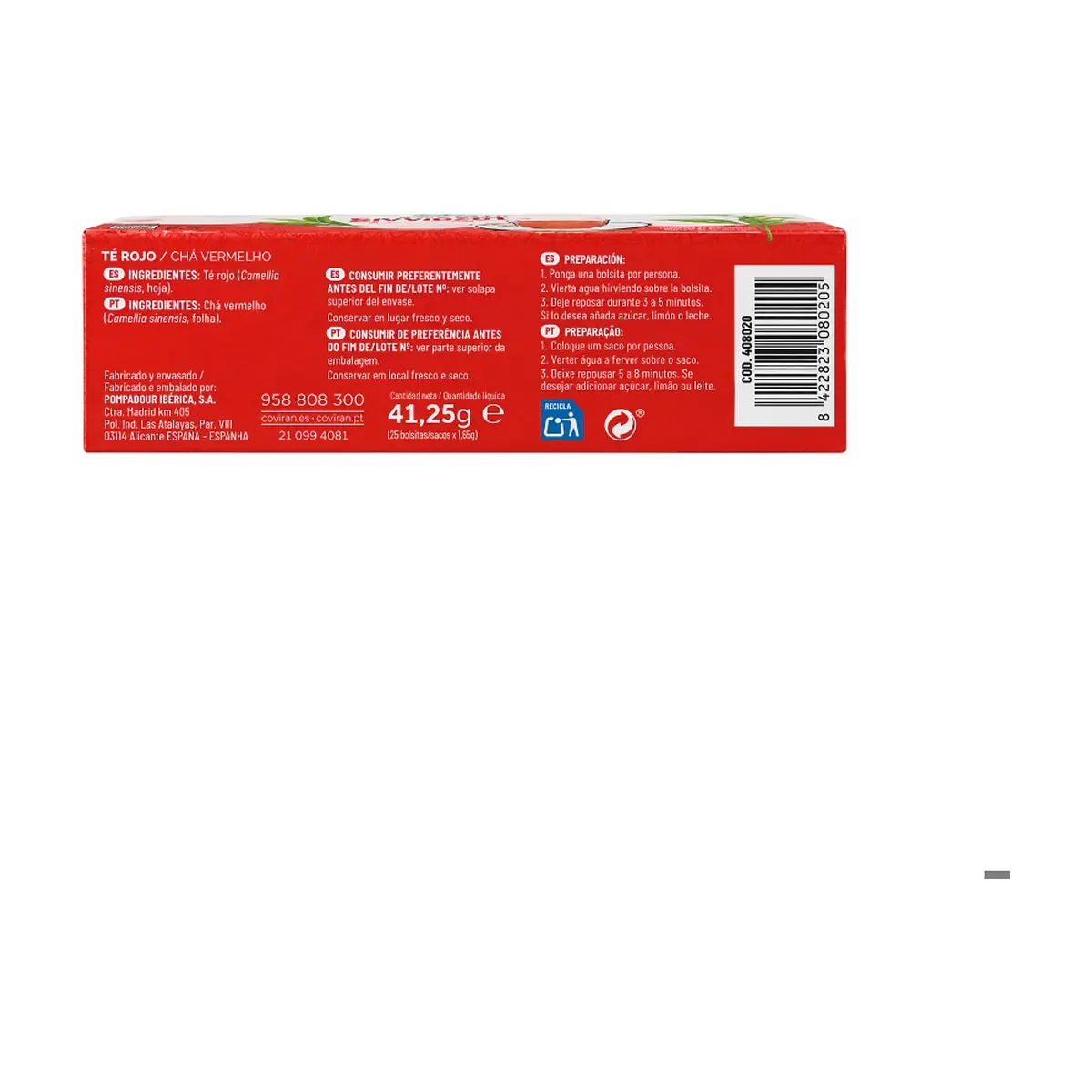 Té rojo Coviran (41.25 g / 1.45 oz) - Thumbnail 3