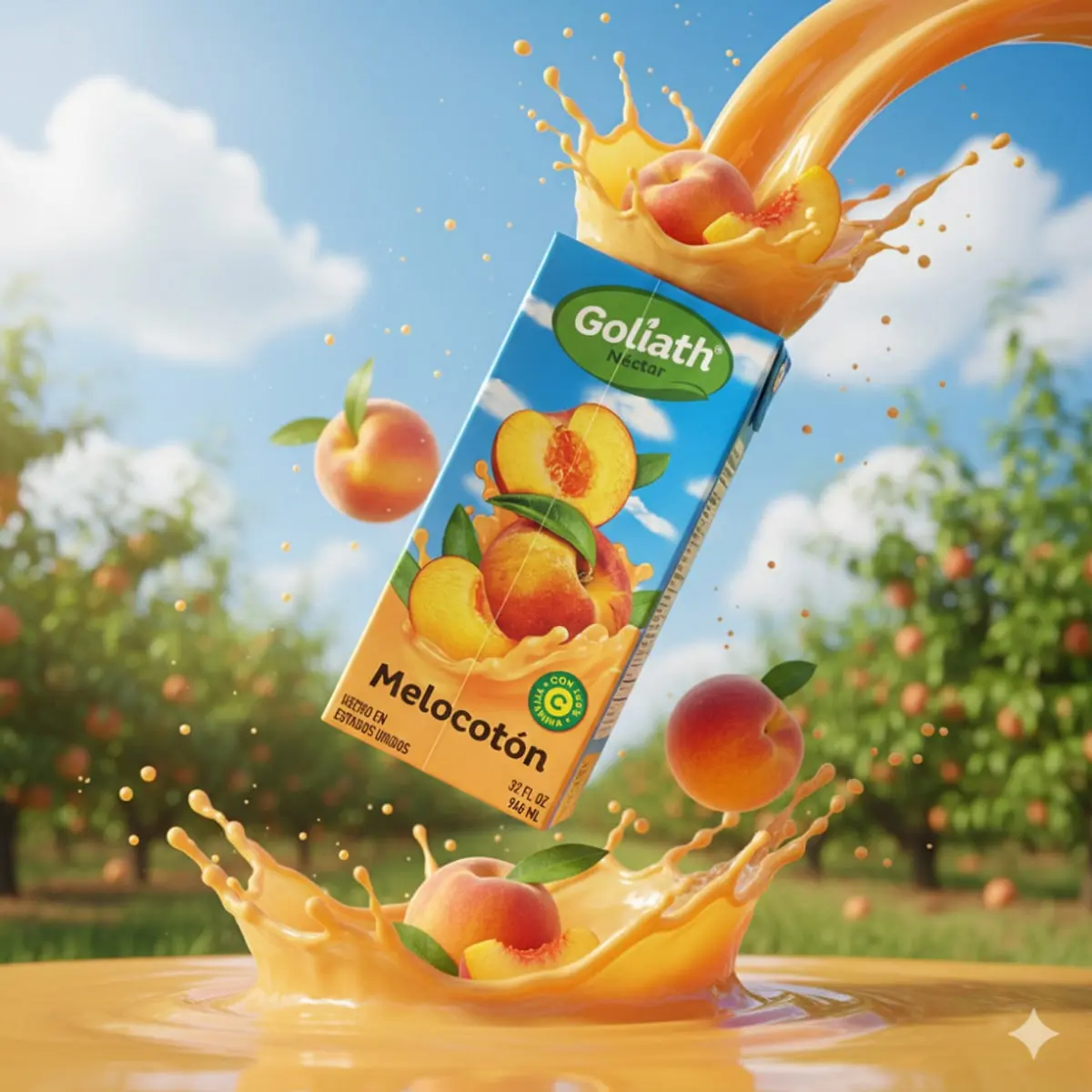 Néctar de melocotón Goliath (946 ml) - Thumbnail 4