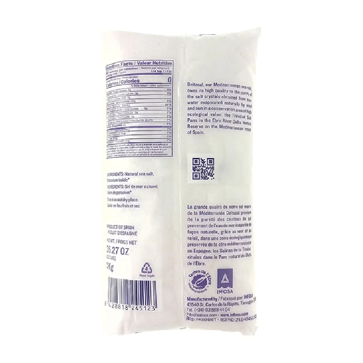 Sal fina marina yodada (3 x 1 kg / 2.2 lb) - Thumbnail 2