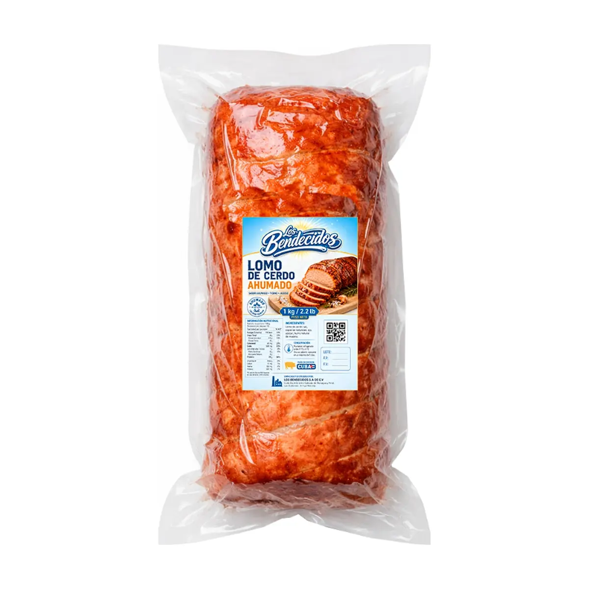 Lomo de cerdo ahumado Los Bendecidos (1kg / 2.2 lb)