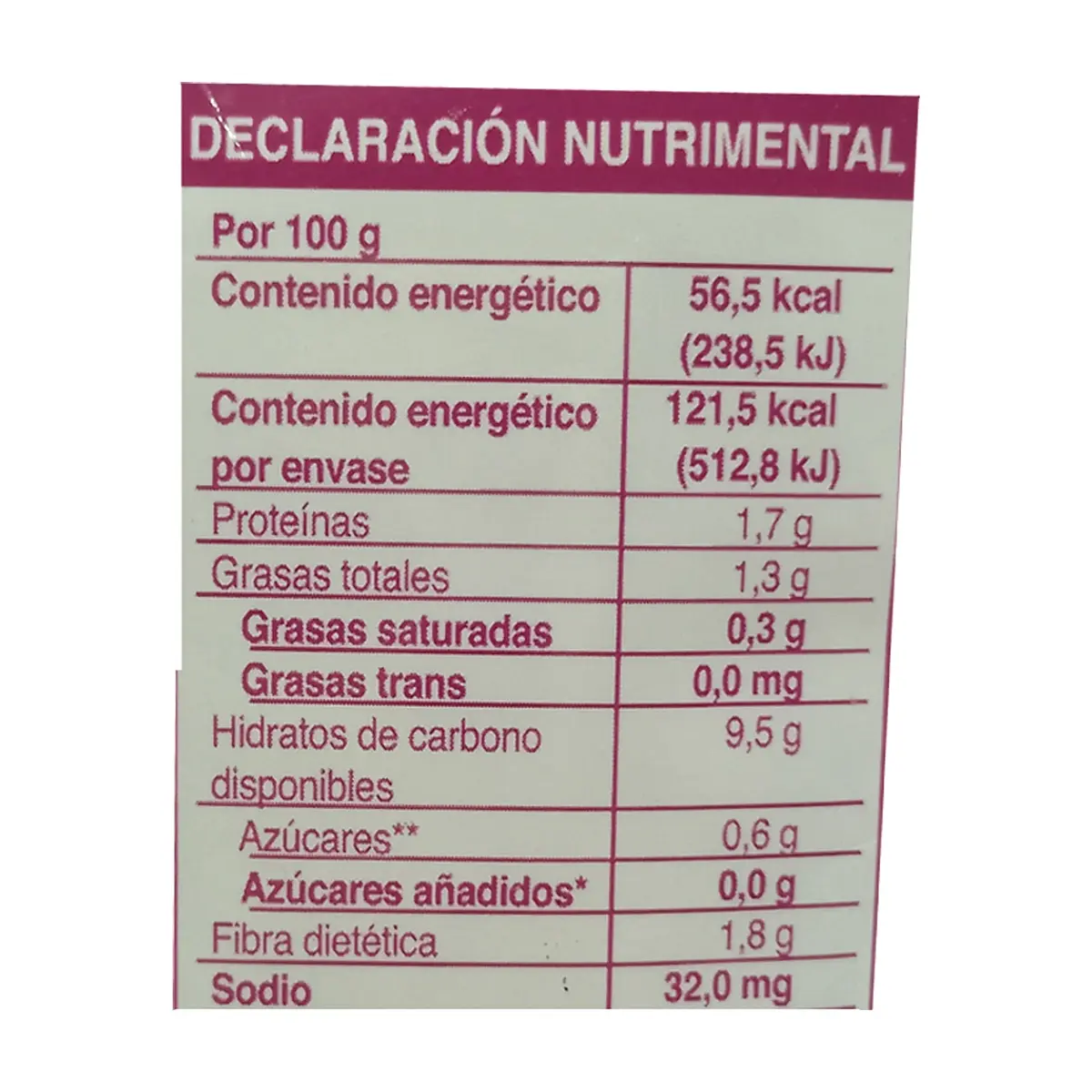 Avena instantánea integral sin azúcar sabor arádanos Ganvita (35 g / 1.23 oz) - Thumbnail 5