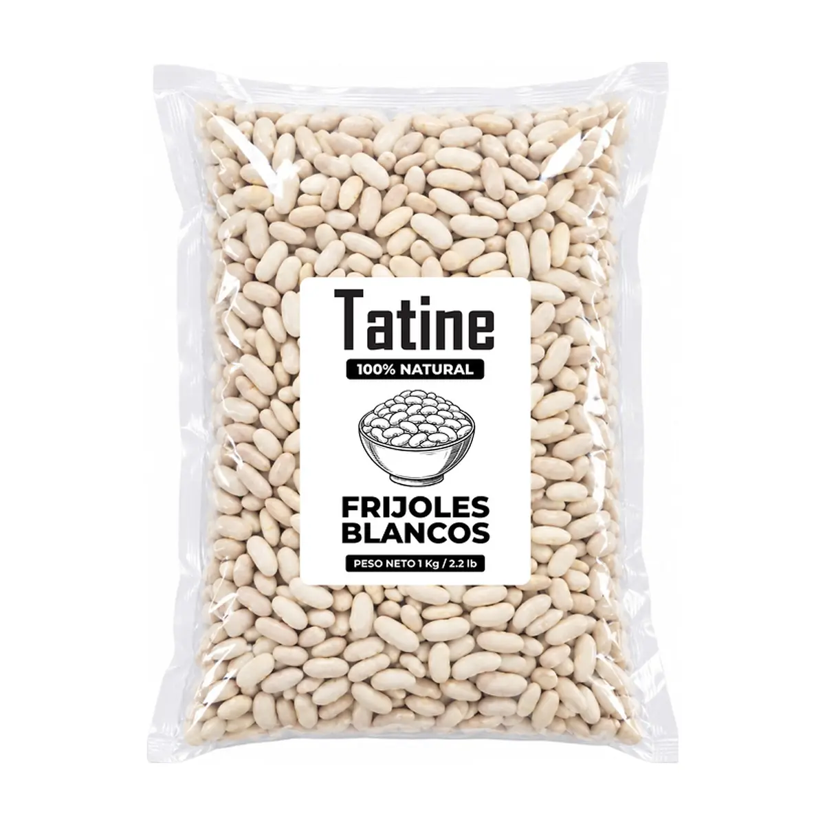 Frijoles blancos Tatine (1 kg / 2.2 lb) - Miniatura 1