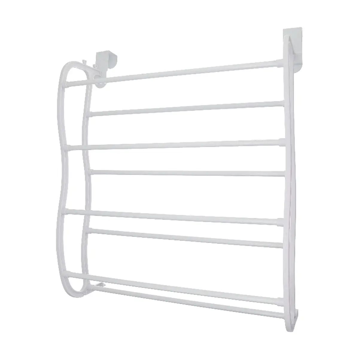 Organizador blanco de zapatos de 4 niveles sobre la puerta Home Deluxe - Imagen 1